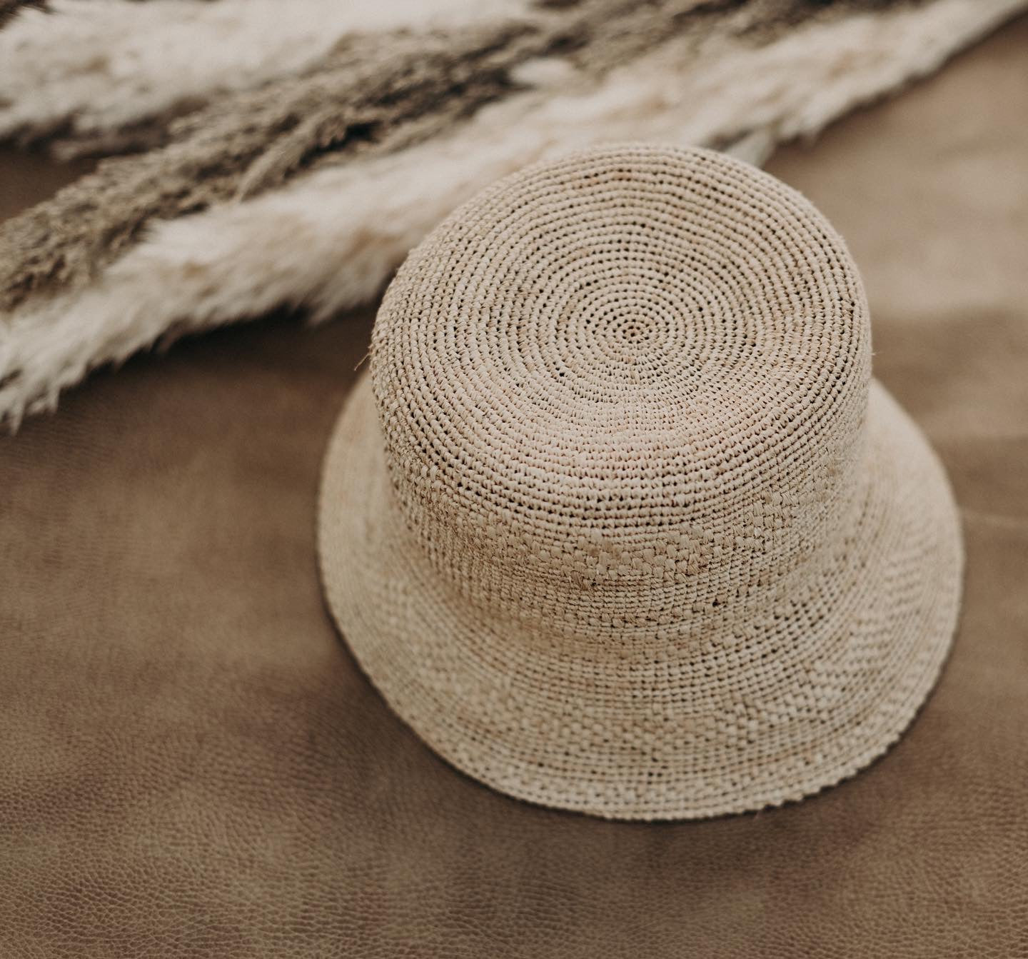 Mace | Raffia Bucket | Natural