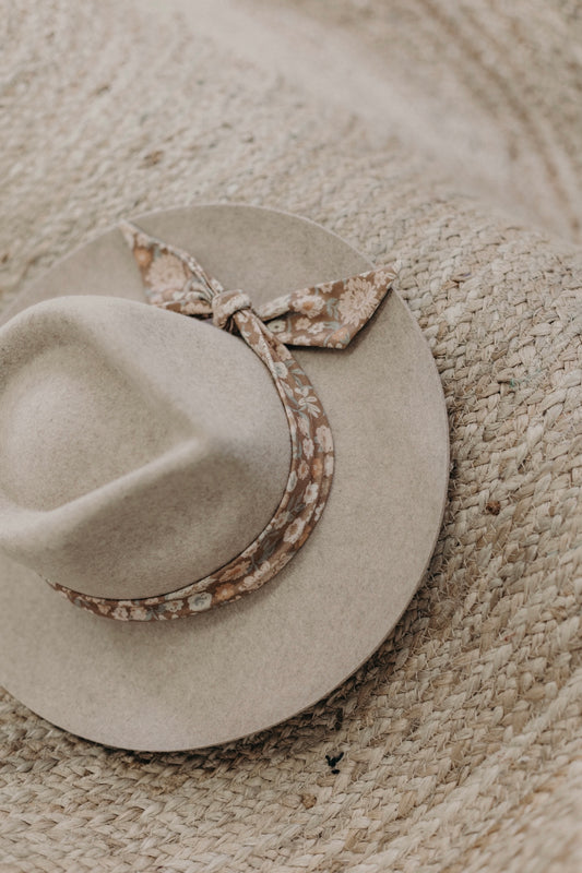 *Limited Edition* Vintage Floral Hat Band