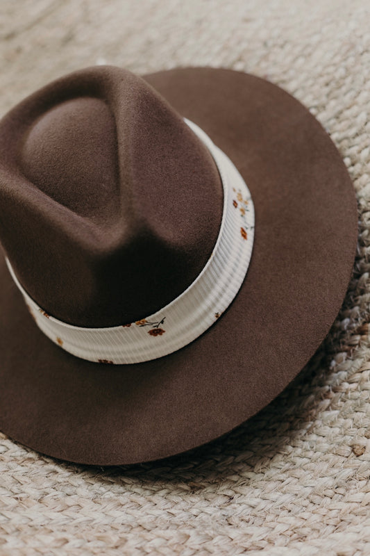 *Limited Edition* Cream Petite Floral Hat Band