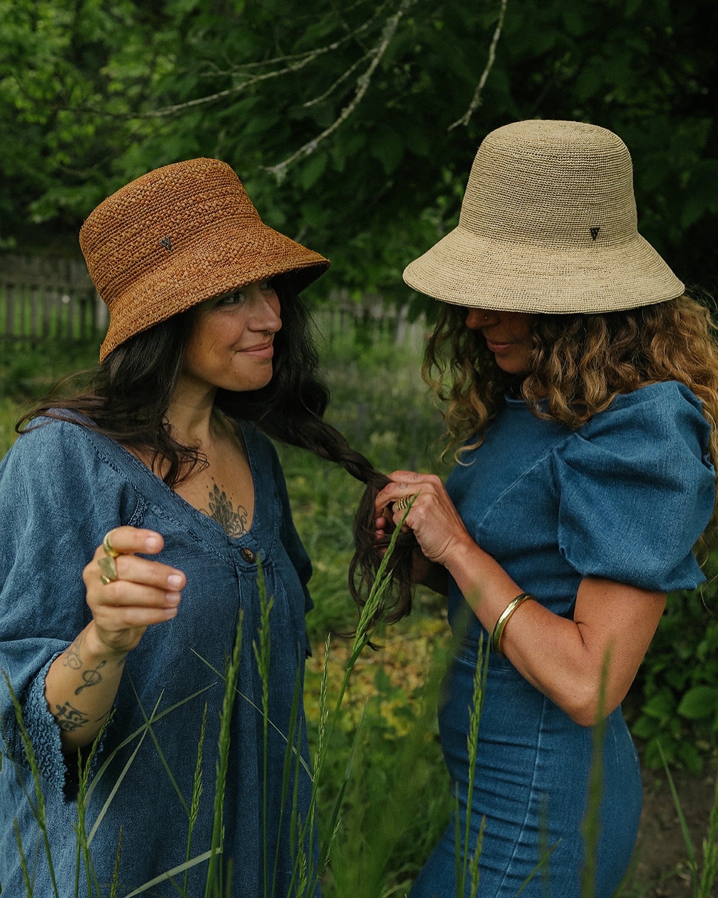 Mace | Raffia Bucket | Brown