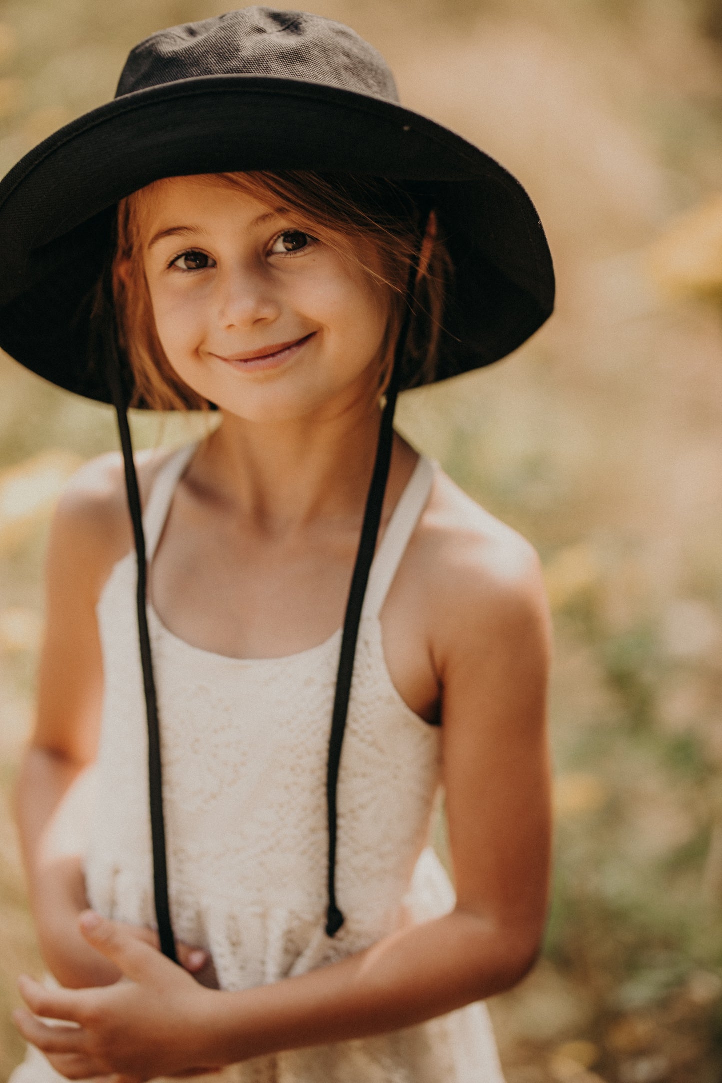 Children's Willa | Wide Brim Bucket Hat