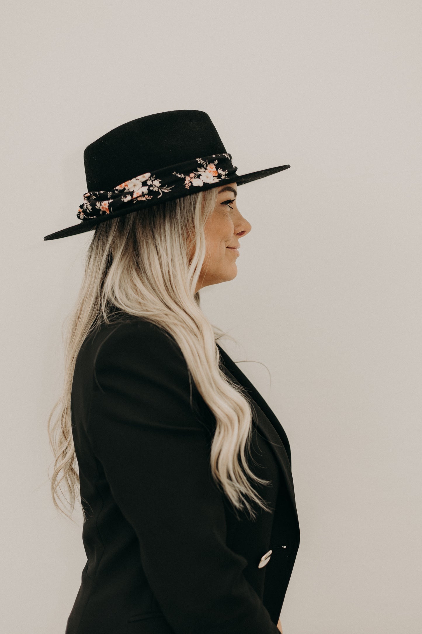 *Limited Edition* Midnight Floral Hat Band