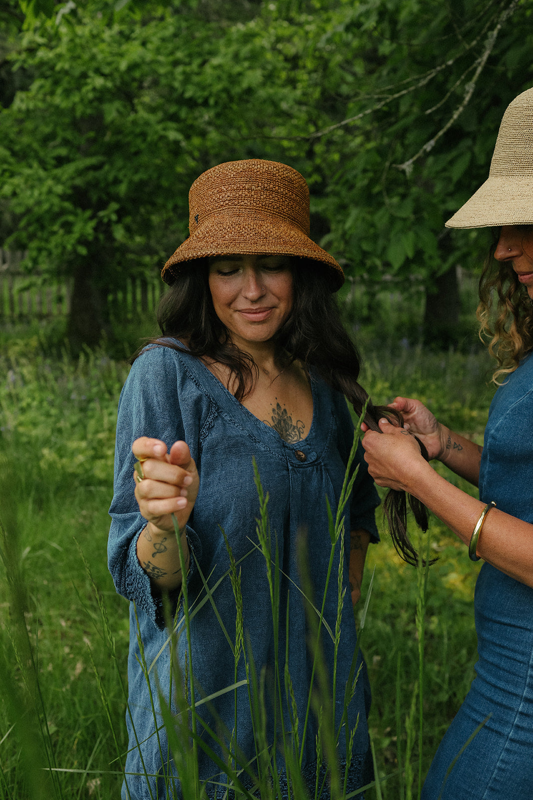 Mace | Raffia Bucket | Brown