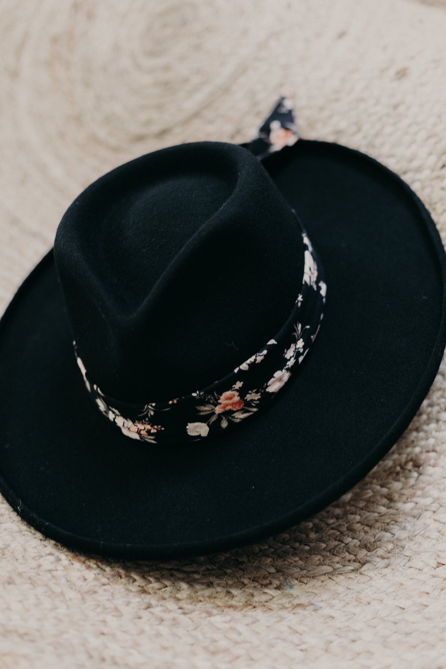 *Limited Edition* Midnight Floral Hat Band