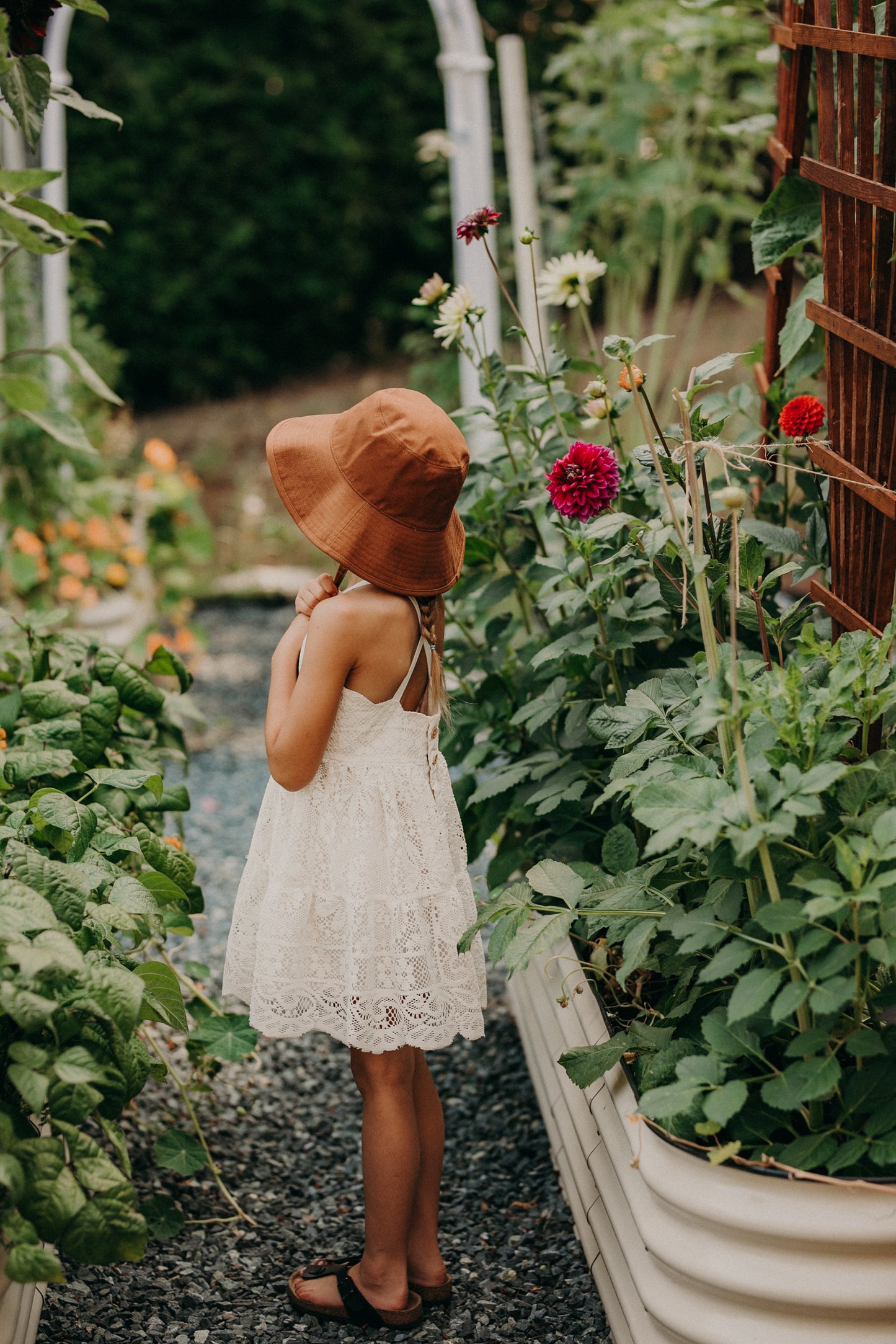 Children's Willa | Wide Brim Bucket Hat