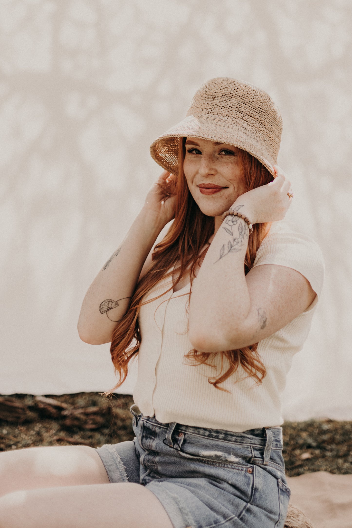 Mace | Raffia Bucket | Natural