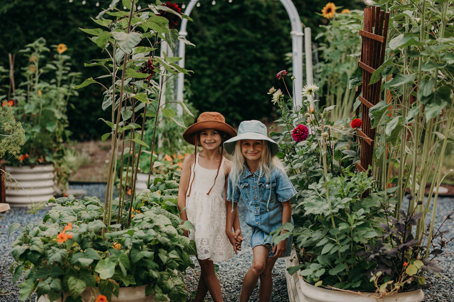Children's Willa | Wide Brim Bucket Hat