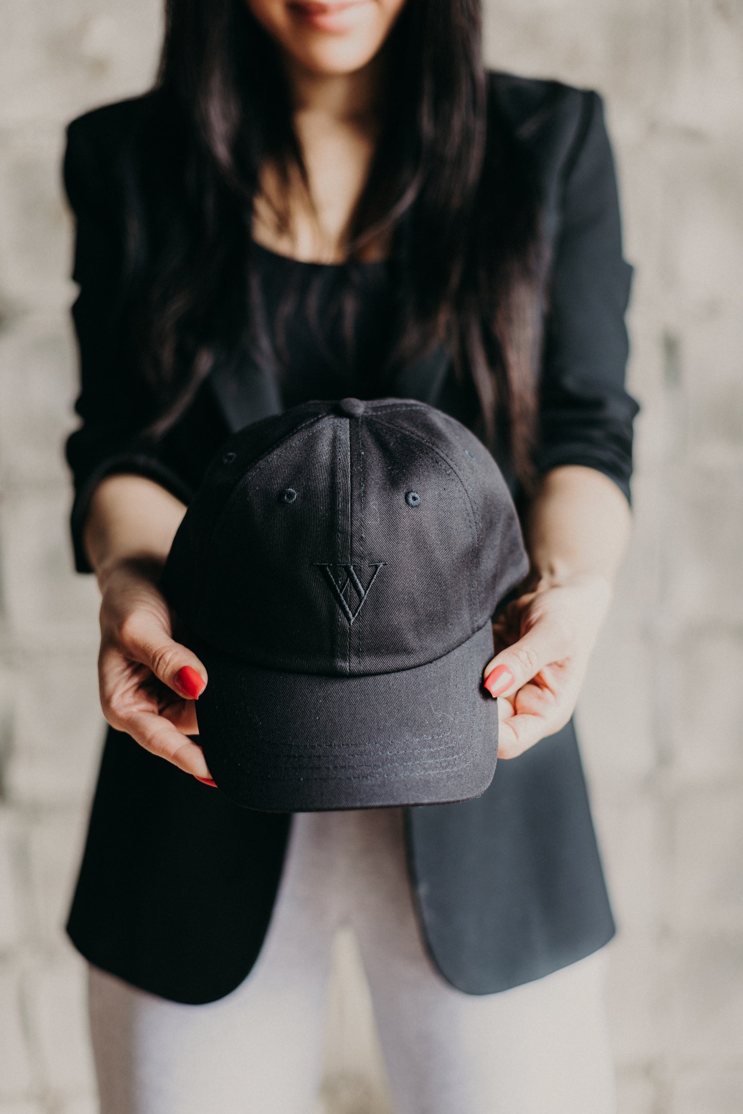 Charlie | Chino Dad Cap | Noir