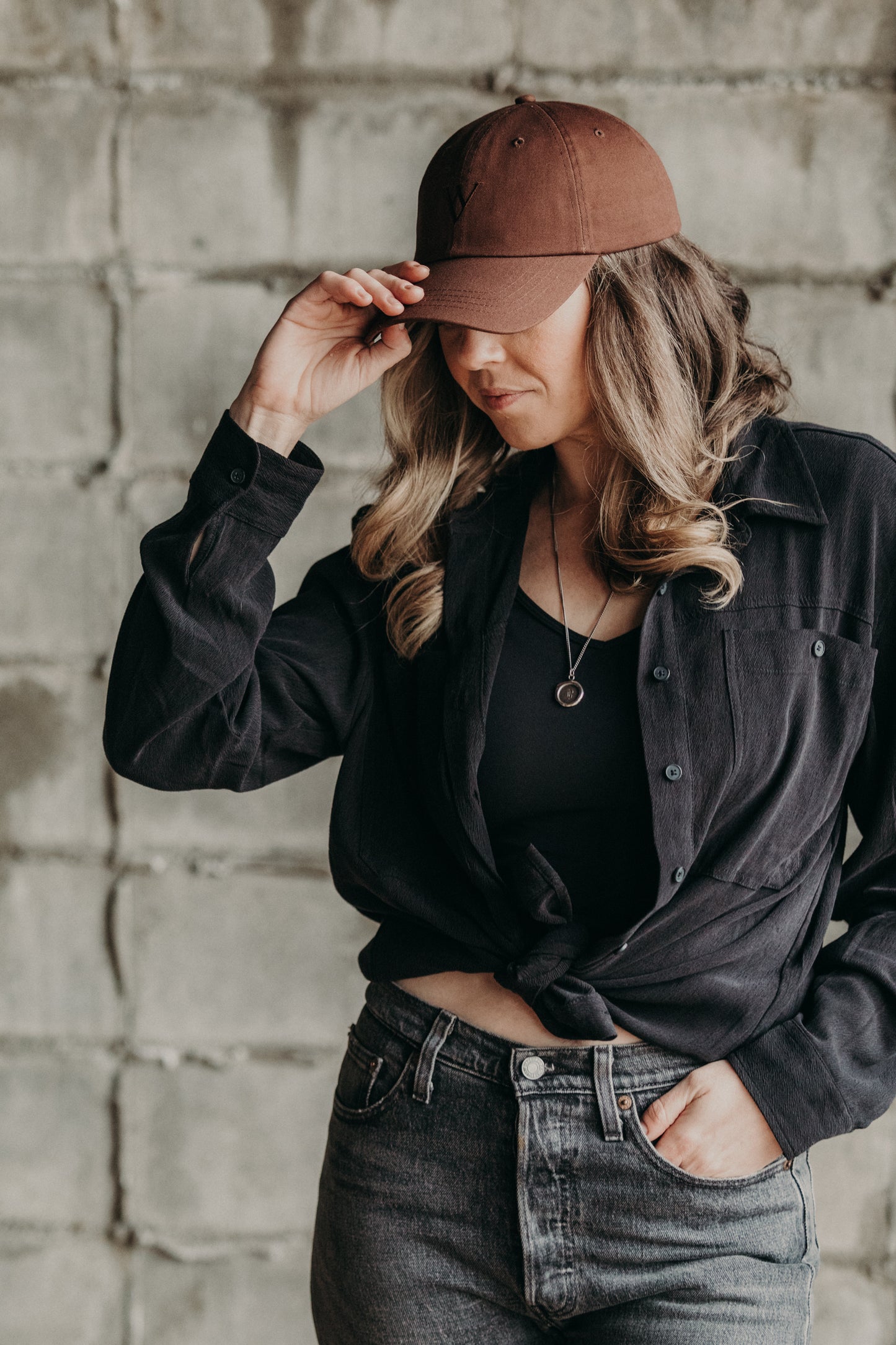 Charlie | Chino Dad Cap | Chocolate