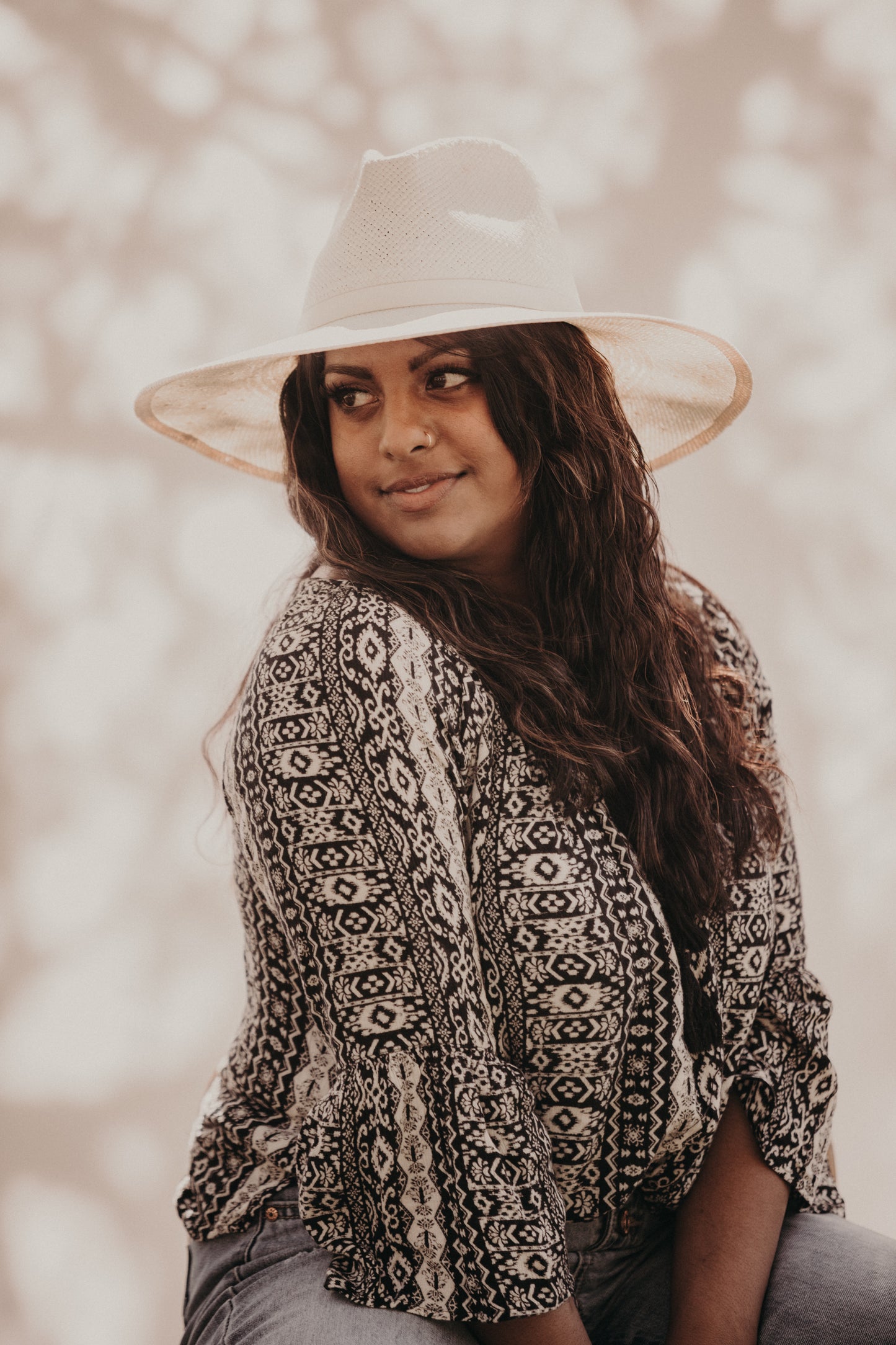 Blake | Paper Straw Fedora | Cream