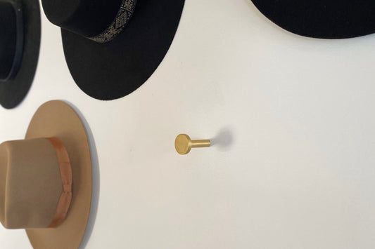 Hat Hanger | Brushed Brass