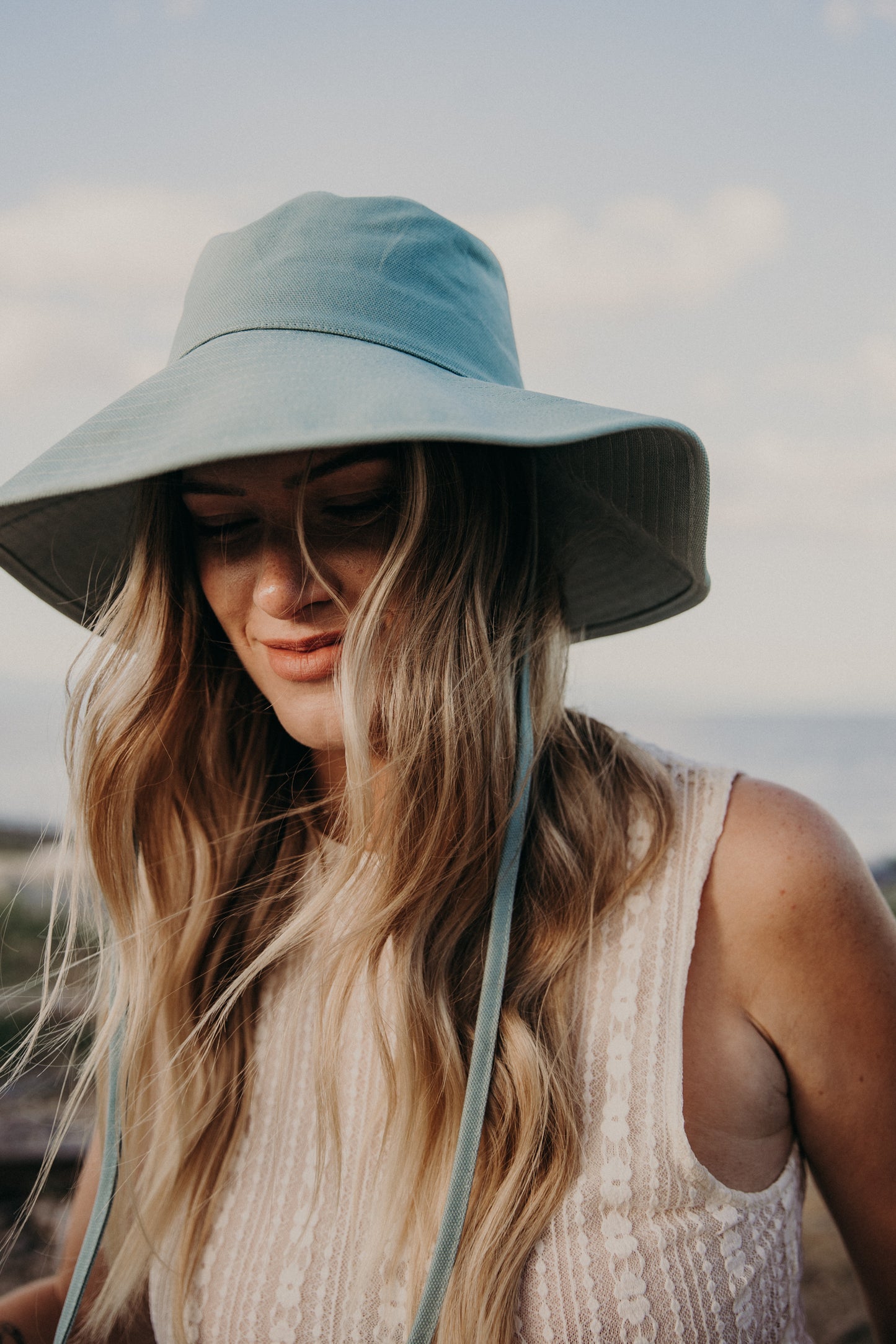 Willa | Wide Brim Bucket Hat