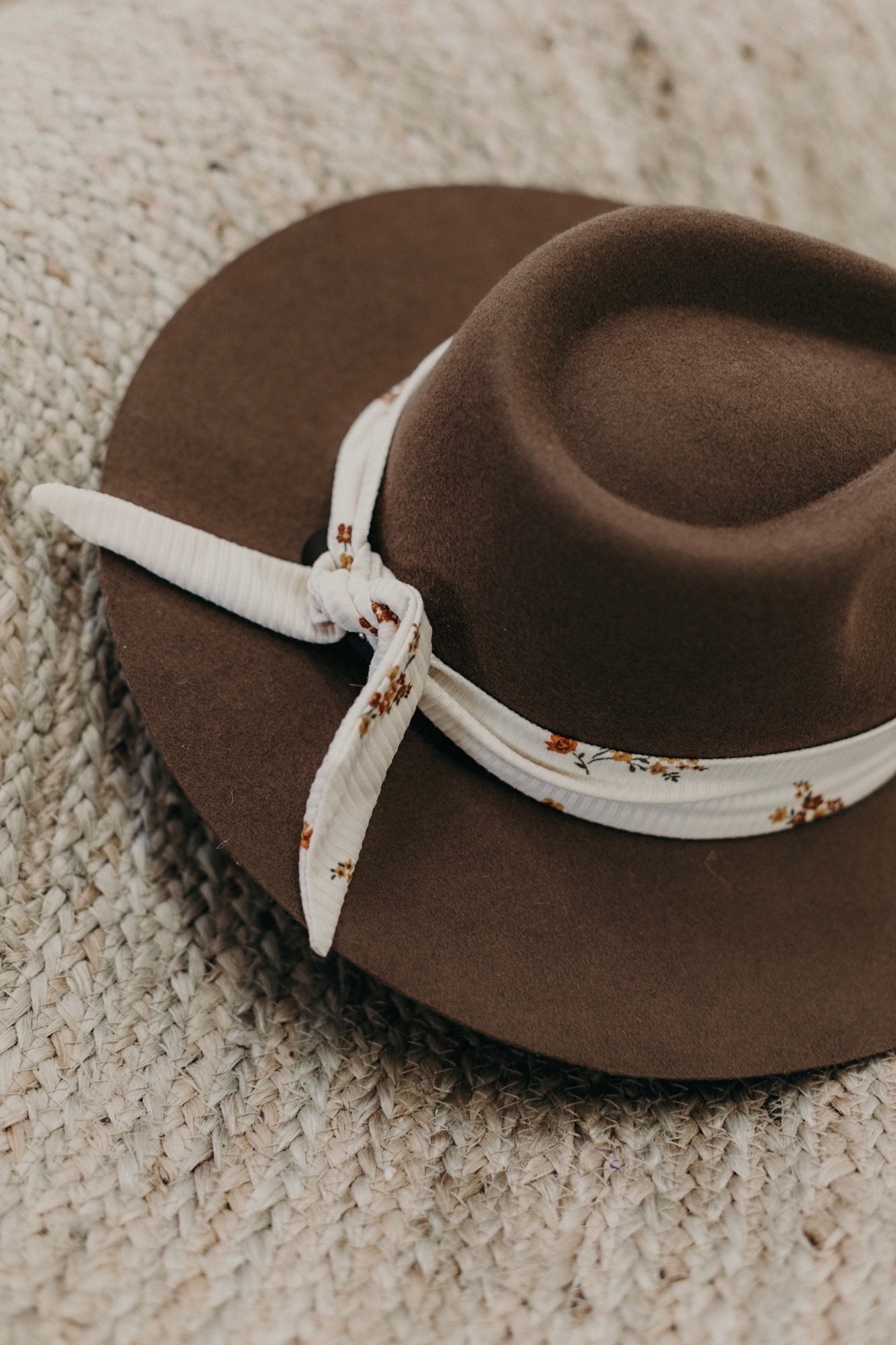 *Limited Edition* Cream Petite Floral Hat Band