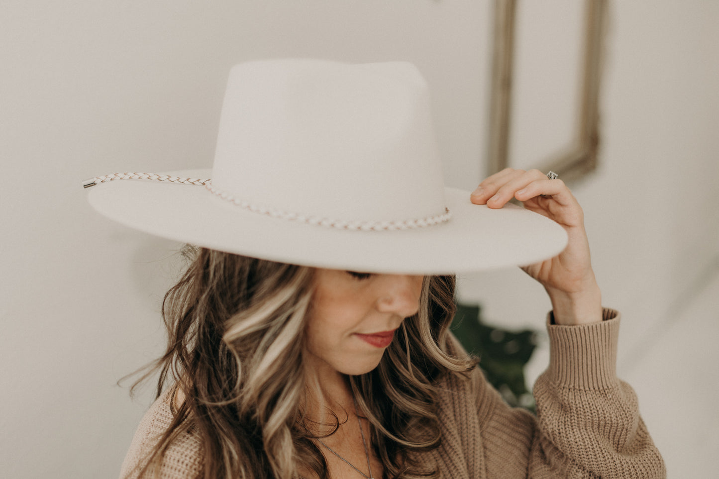 *Limited Edition* Celine | Wide Brim Rancher | Dove