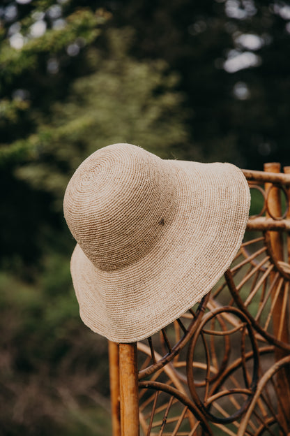 Molly | Wide Brim Raffia Bucket