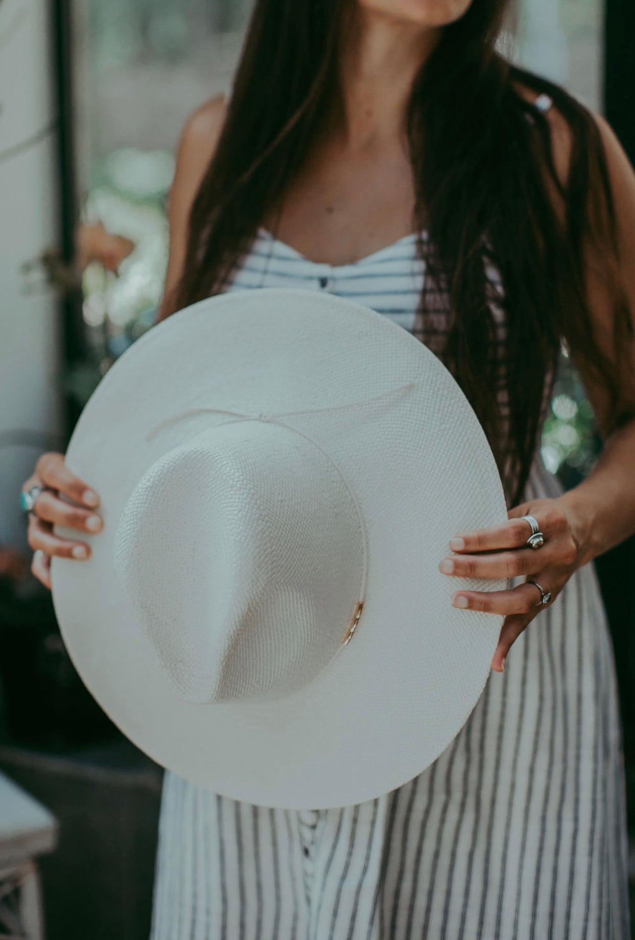 Grace | Paper Straw Fedora | Cream