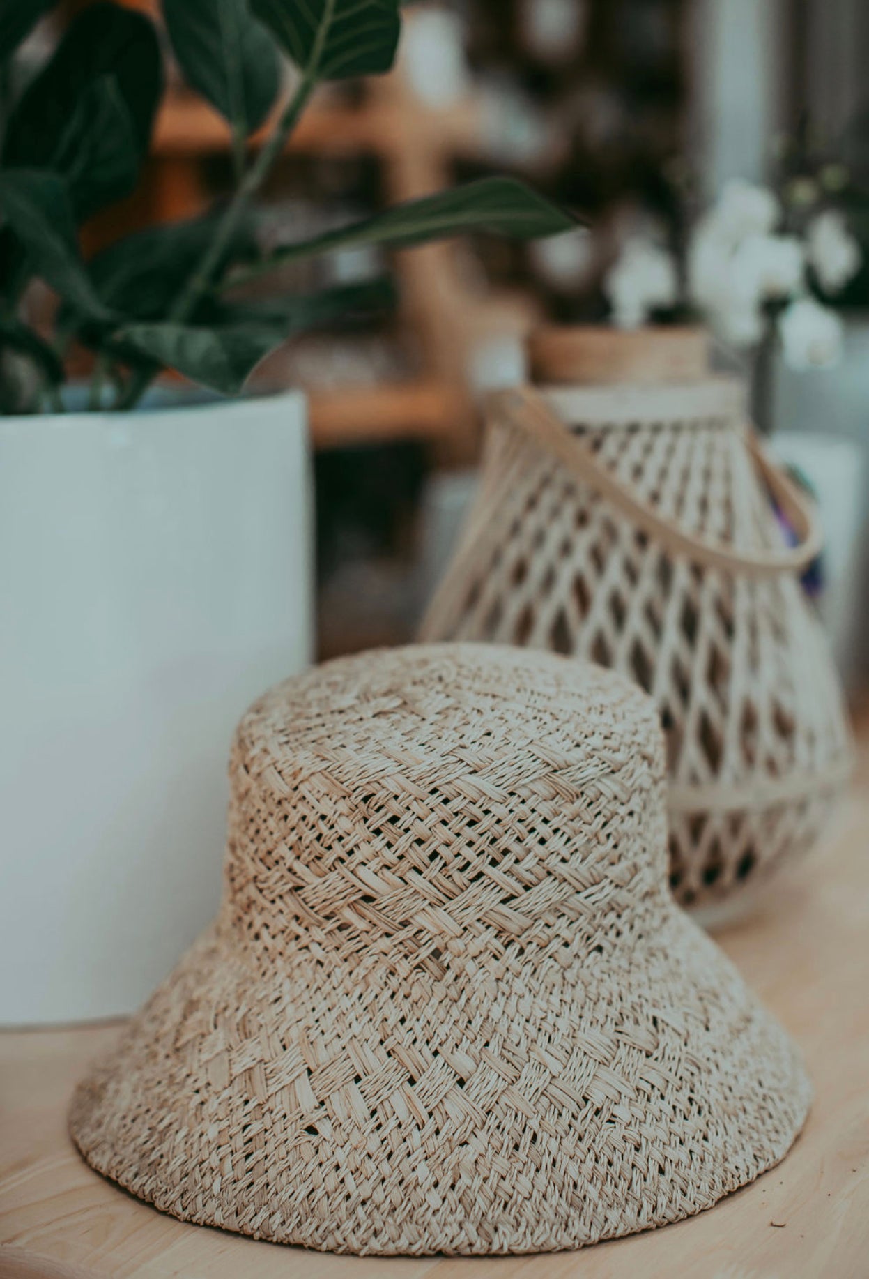 Lucy | Raffia Bucket