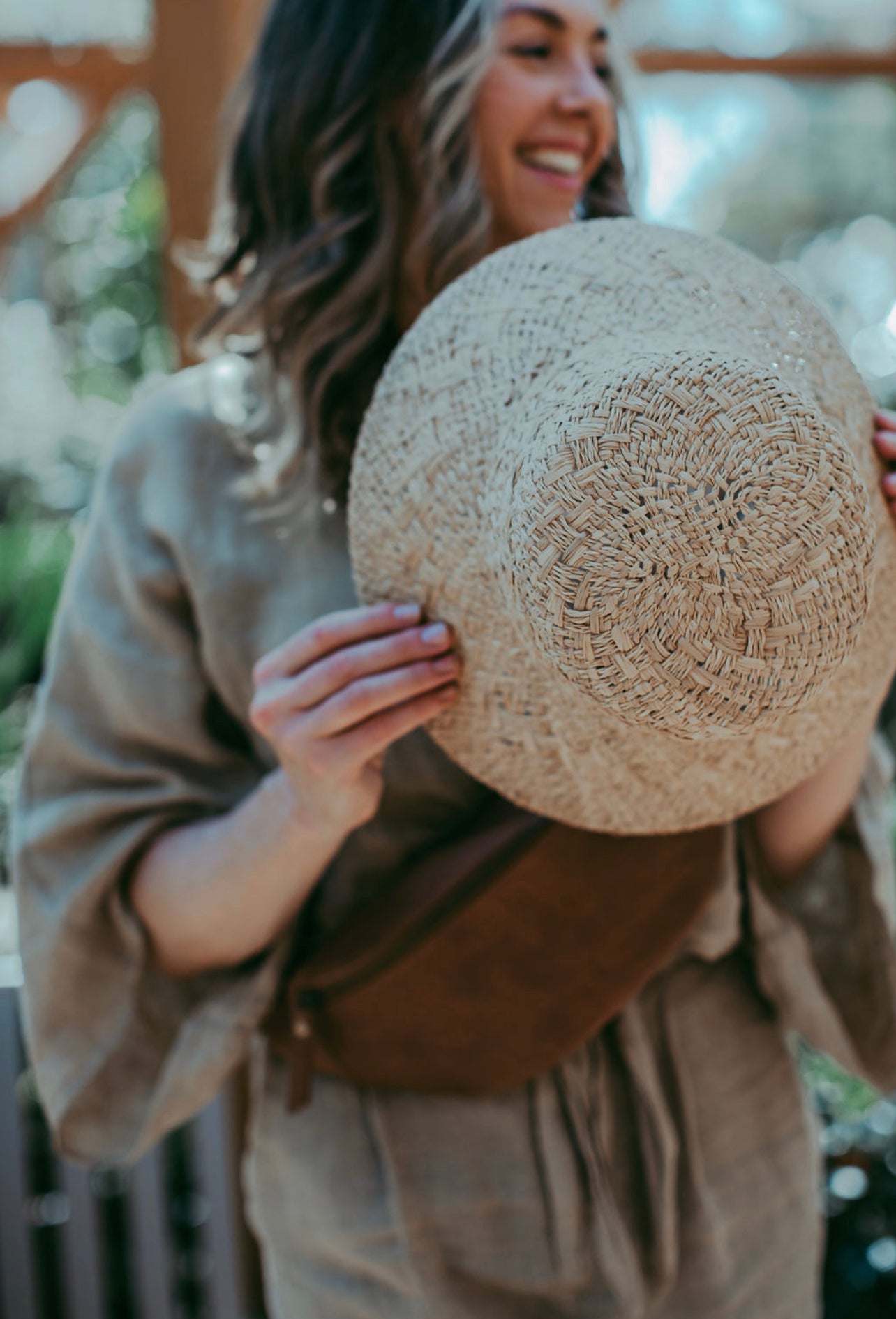 Lucy | Raffia Bucket