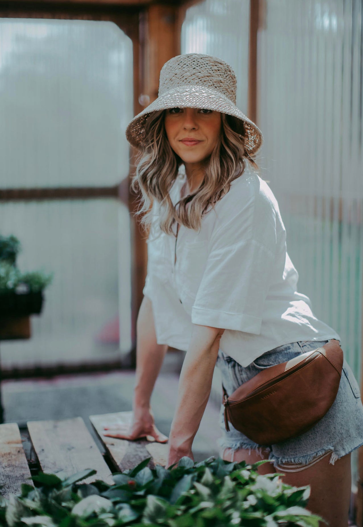 Lucy | Raffia Bucket